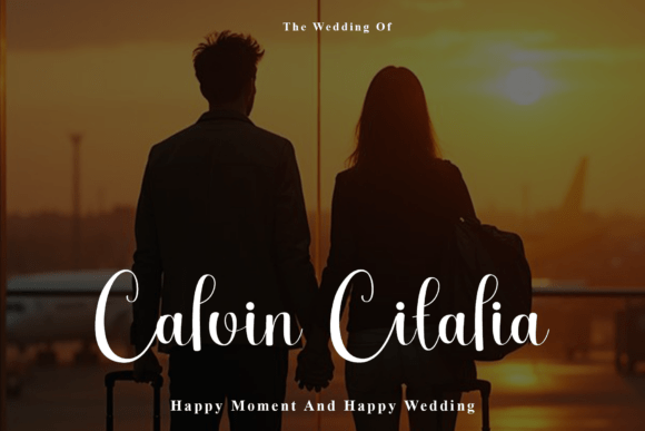 Cristy Birthday Font PNG with transparent background - Preview 3