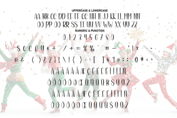 Dancing Christmas Font - Preview 6