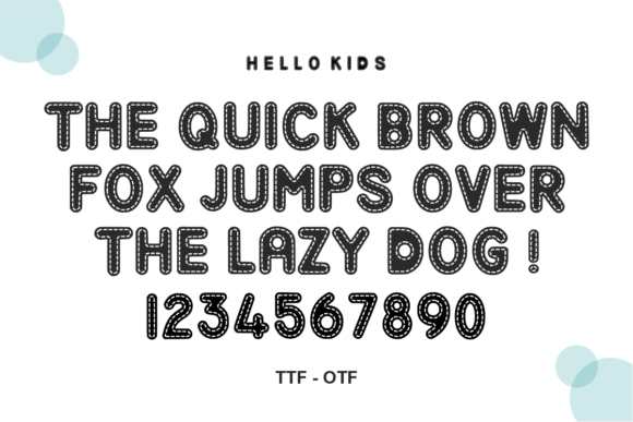 Disney Stitches Font - Preview 3