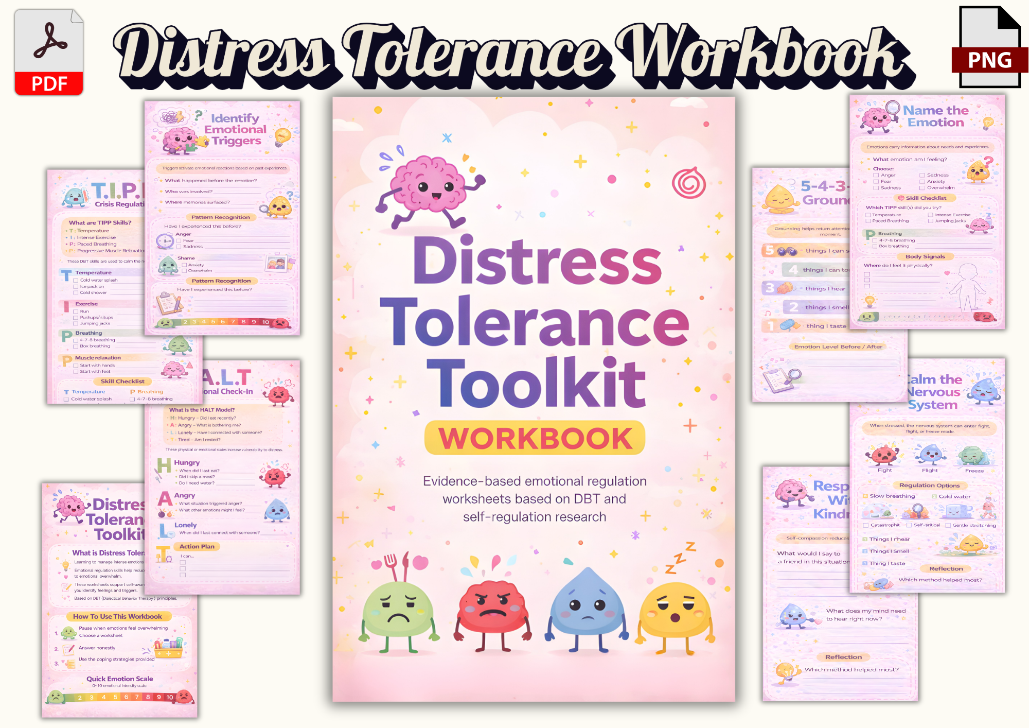 Distress Tolerance Toolkit Workbook