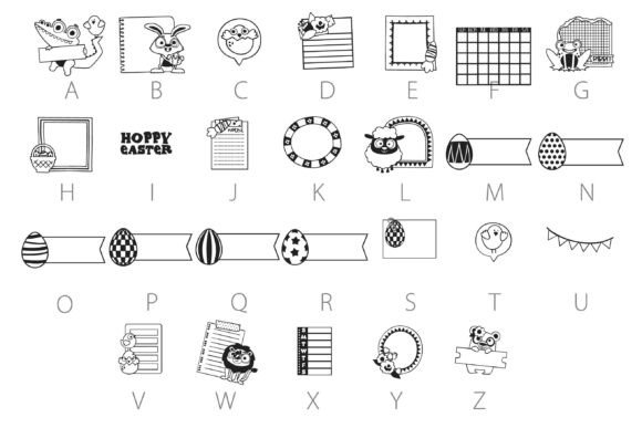 Easter Brigade Dingbats Font - Preview 2