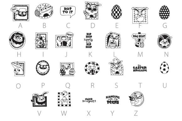Easter Brigade Dingbats Font - Preview 3