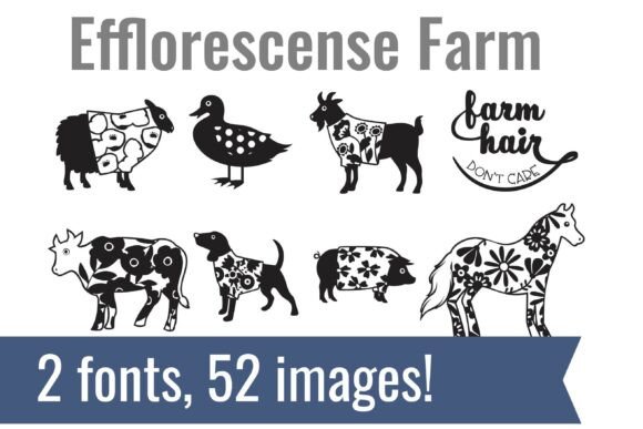 Efflorescense Dingbats Font - Preview 1