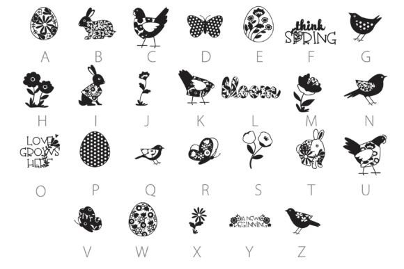 Efflorescense Dingbats Font - Preview 3