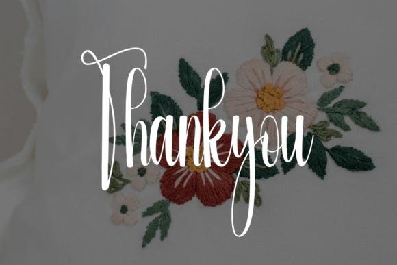 Embrolidery Font - Preview 6
