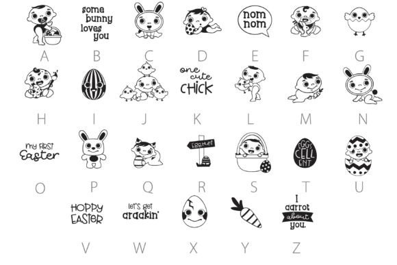 Hello Baby Dingbats Font - Preview 3