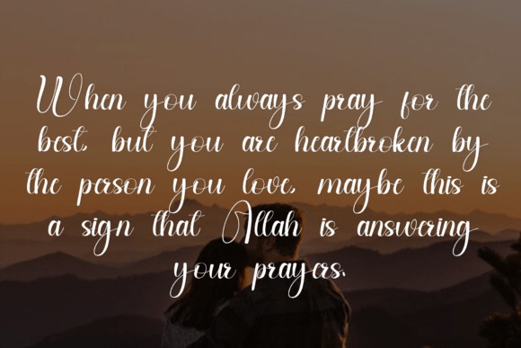Holiday Christian Font PNG with transparent background - Preview 4