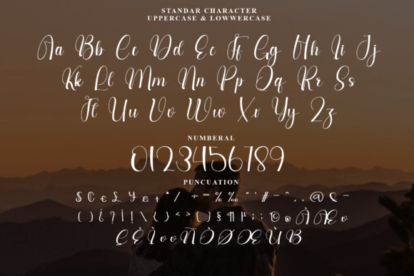 Holiday Christian Font PNG with transparent background - Preview 5