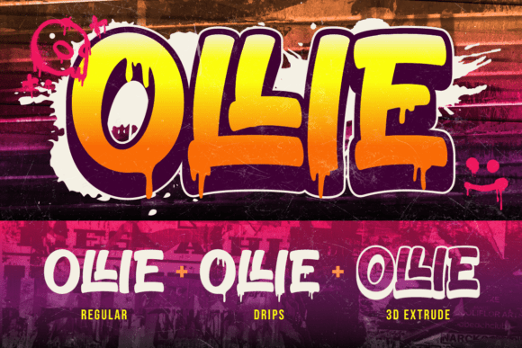 Hoopsy Font PNG with transparent background - Preview 3