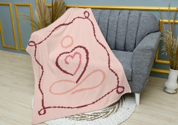 Inner Heart Crochet Blanket Pattern