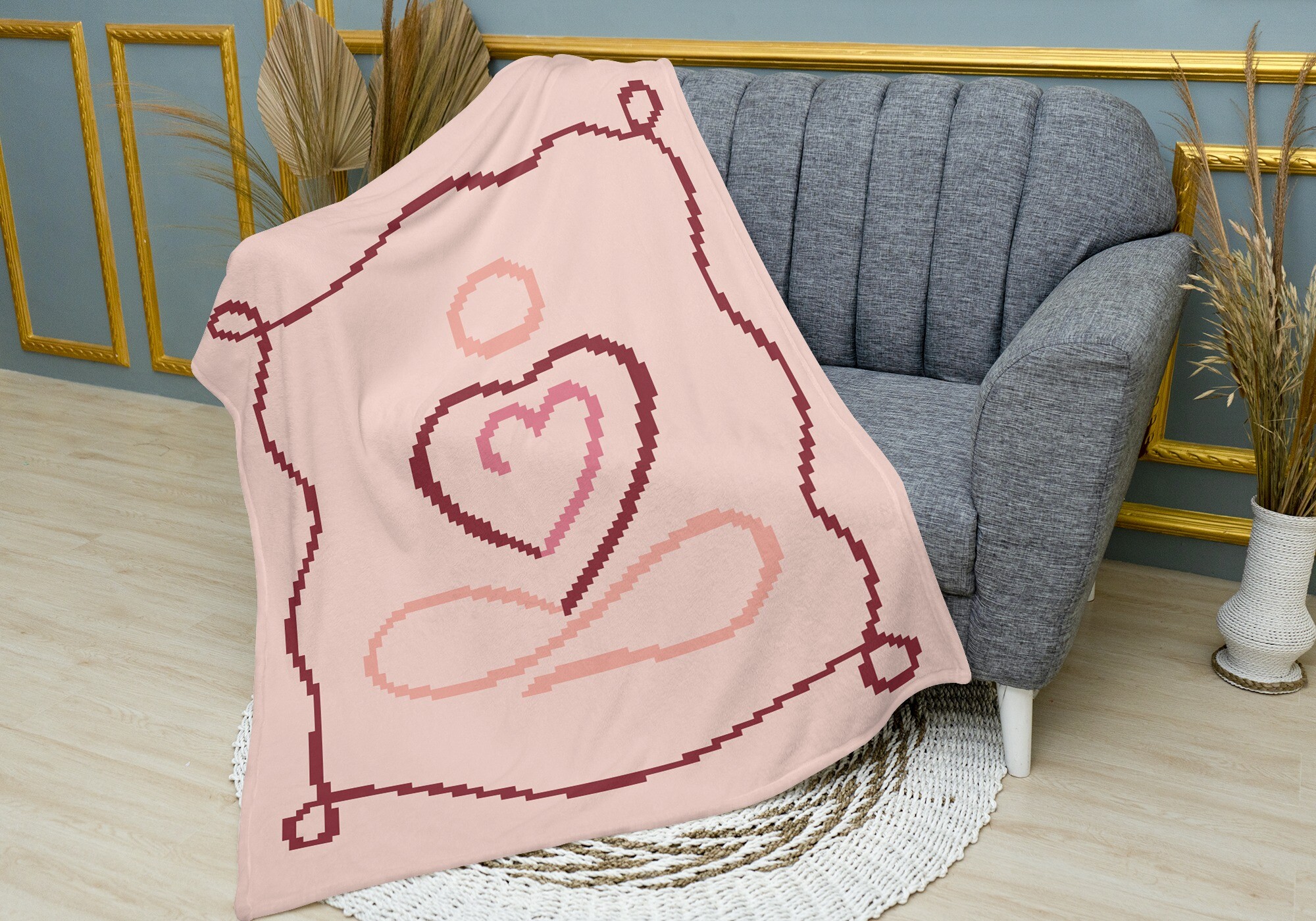 Inner Heart Crochet Blanket Pattern
