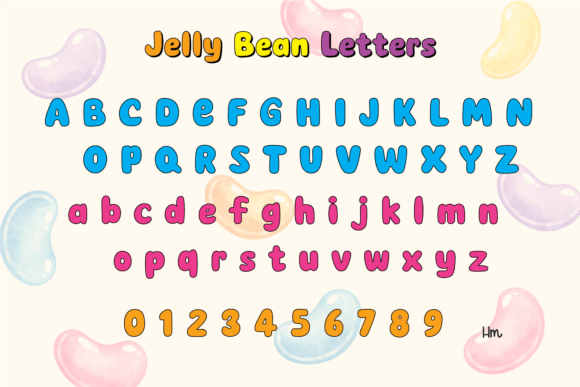 Jelly Bean Font - Preview 1