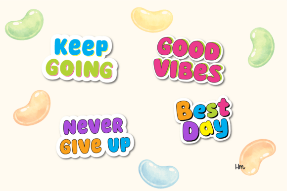 Jelly Bean Font - Preview 3