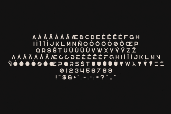 Knowhere Font PNG with transparent background - Preview 4