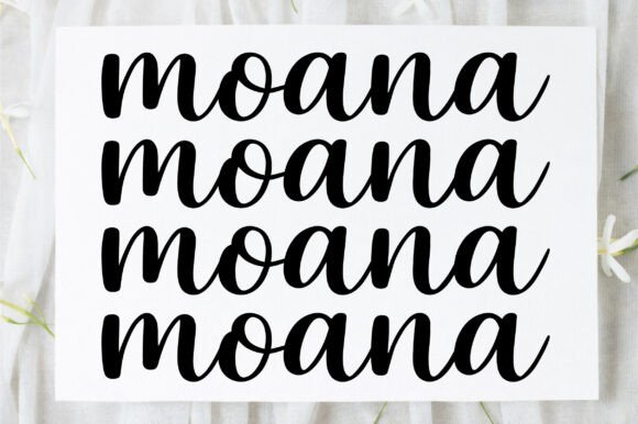 Lovely Hand Script Font PNG with transparent background - Preview 5