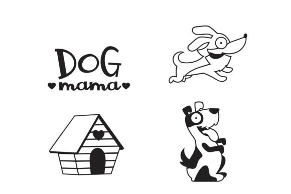 Lucky Dog Dingbats Font PNG with transparent background - Preview 4