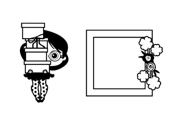 Lucky Girl Dingbats Font PNG with transparent background - Preview 4