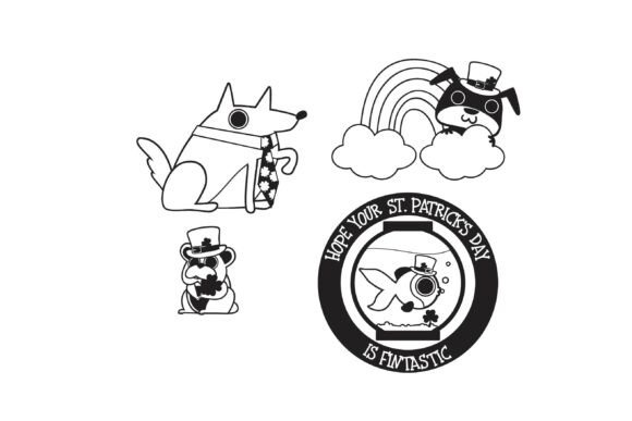 Lucky Pets Dingbats Font PNG with transparent background - Preview 4