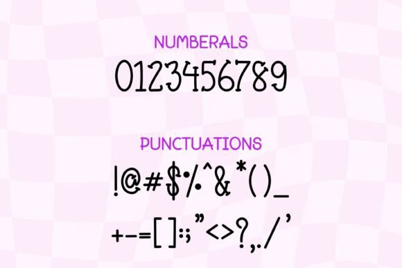 Lucky Pop Font PNG with transparent background - Preview 2