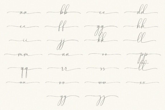 Minette Font PNG with transparent background - Preview 6