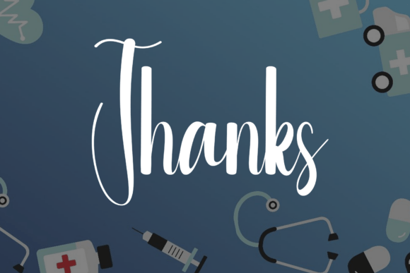 Nursing Font PNG with transparent background - Preview 6