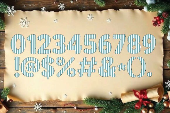Preppy Coquette Decorative Font PNG with transparent background - Preview 4