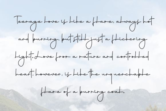 Rabbitwinter Font PNG with transparent background - Preview 5