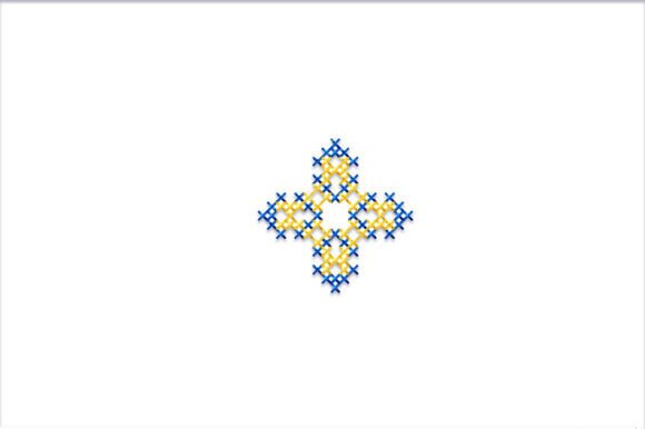 Symbol of Slavic Embroidery Patten