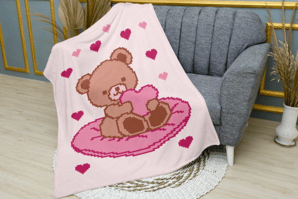 Teddy Bear Crochet Blanket Pattern