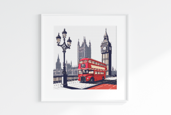 United Kingdom Travel Xstitch