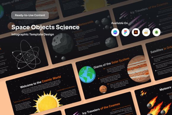 Universe Planet Science Infographic Graphics