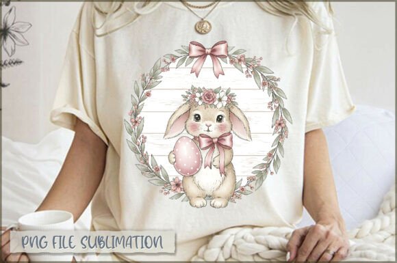 Vintage Easter Bunny Clipart PNG