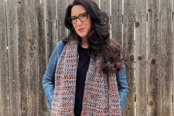 Knit scarf pattern