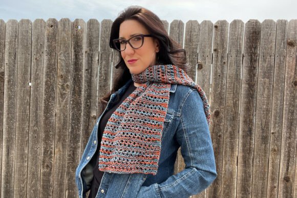 Easy scarf knitting
