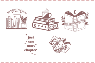 Bookish SVG Bundle | Book Lover SVG File Graphic by Abella Creative ...