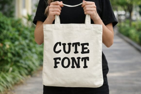 Chunky Sunday Font PNG with transparent background - Preview 2