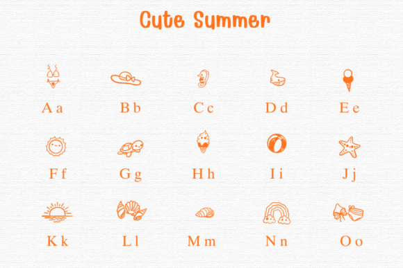 Cute Summer Font - Preview 1