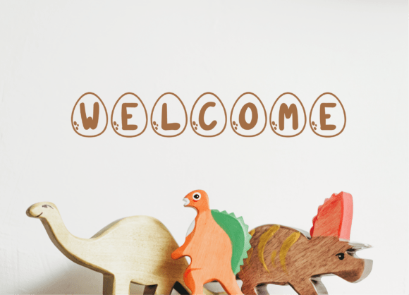Dino Eggs Font - Preview 2