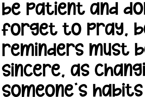 Easter Chunky Font - Preview 2