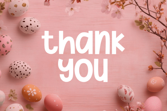 Easter Chunky Font - Preview 4