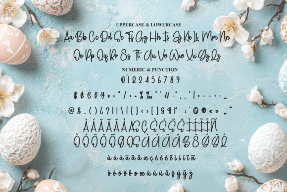 Easter Winter Font - Preview 6