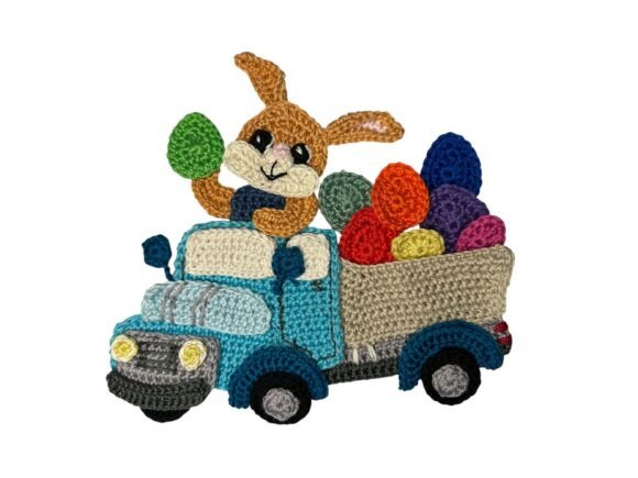 Easter Bunny Truck Crochet Pattern