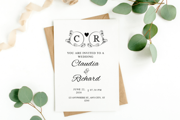 Elegant Vine Monogram Font - Preview 1