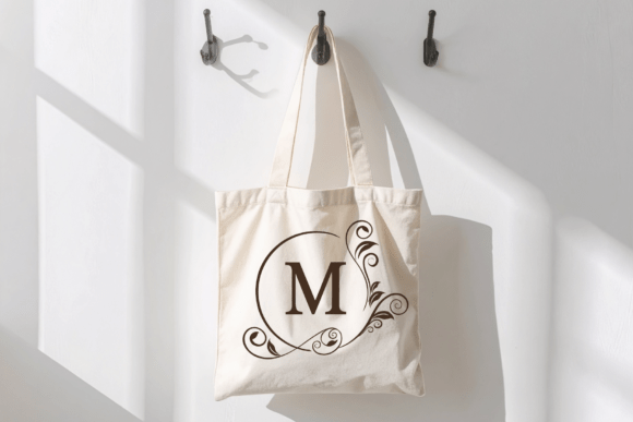 Elegant Vine Monogram Font - Preview 3