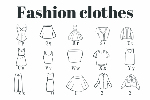 Fashion Clothes Font - Preview 2
