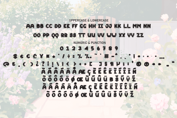 Flower Garden Font - Preview 6