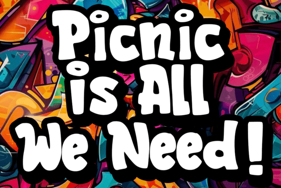 Graffiti Giggle Font - Preview 2