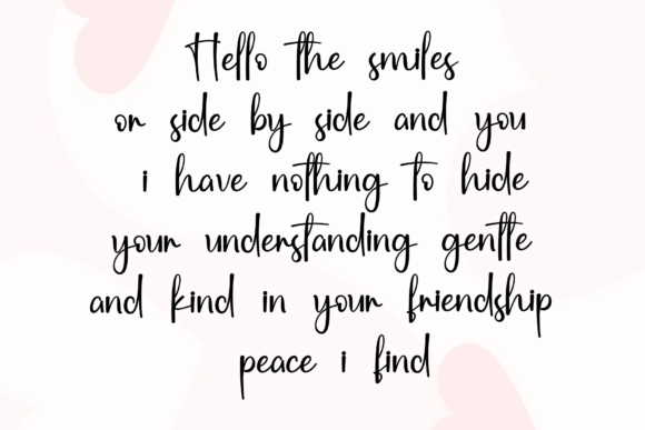 Hunting Bestfriends Font PNG with transparent background - Preview 3