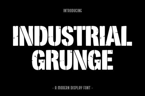 Industrial Grunge Font
