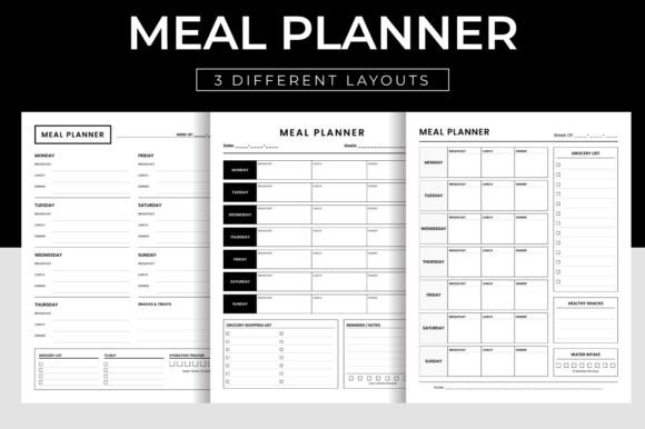 Meal Planner Kdp Interior